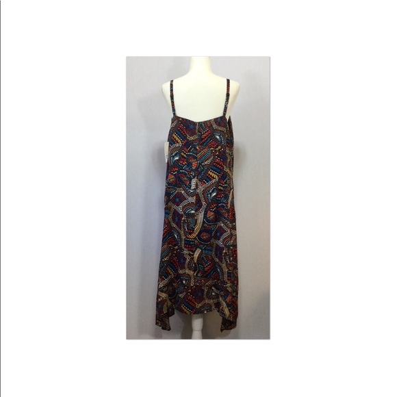 NWT Sejour Shark Bite Hem Slip Dress - Picture 4 of 7
